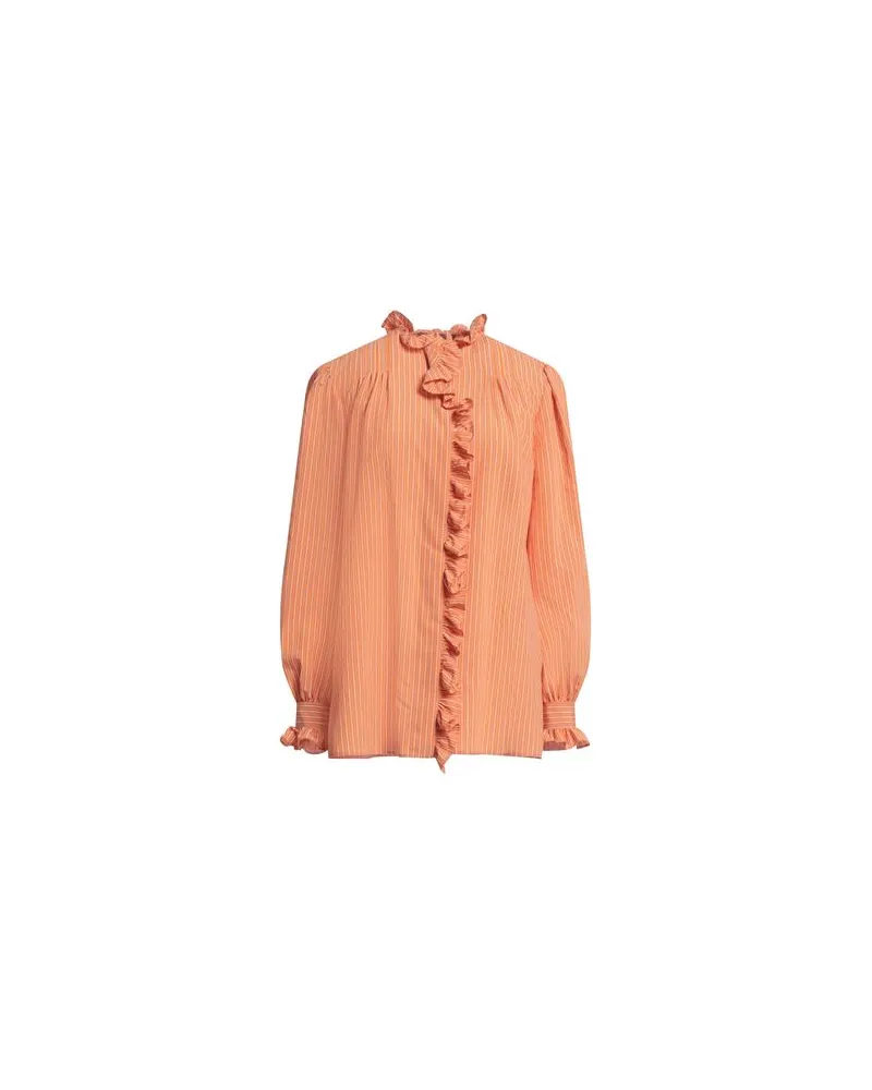 Alberta Ferretti TOPS - Hemdenauf YOOX.COM Orange