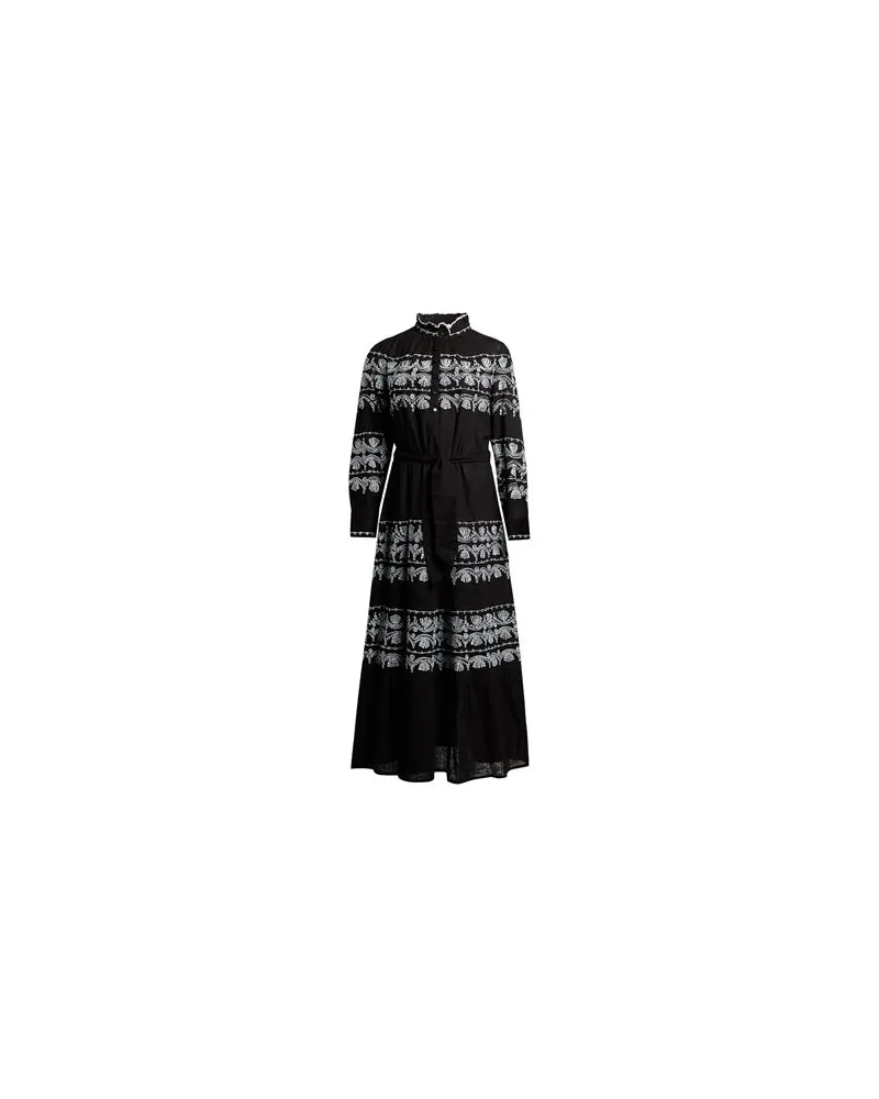 Antik Batik KLEIDER - Maxi-Kleiderauf YOOX.COM Schwarz