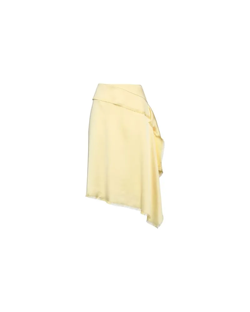 Cédric Charlier HOSEN & RÖCKE - Midi-Röckeauf YOOX.COM Gelb