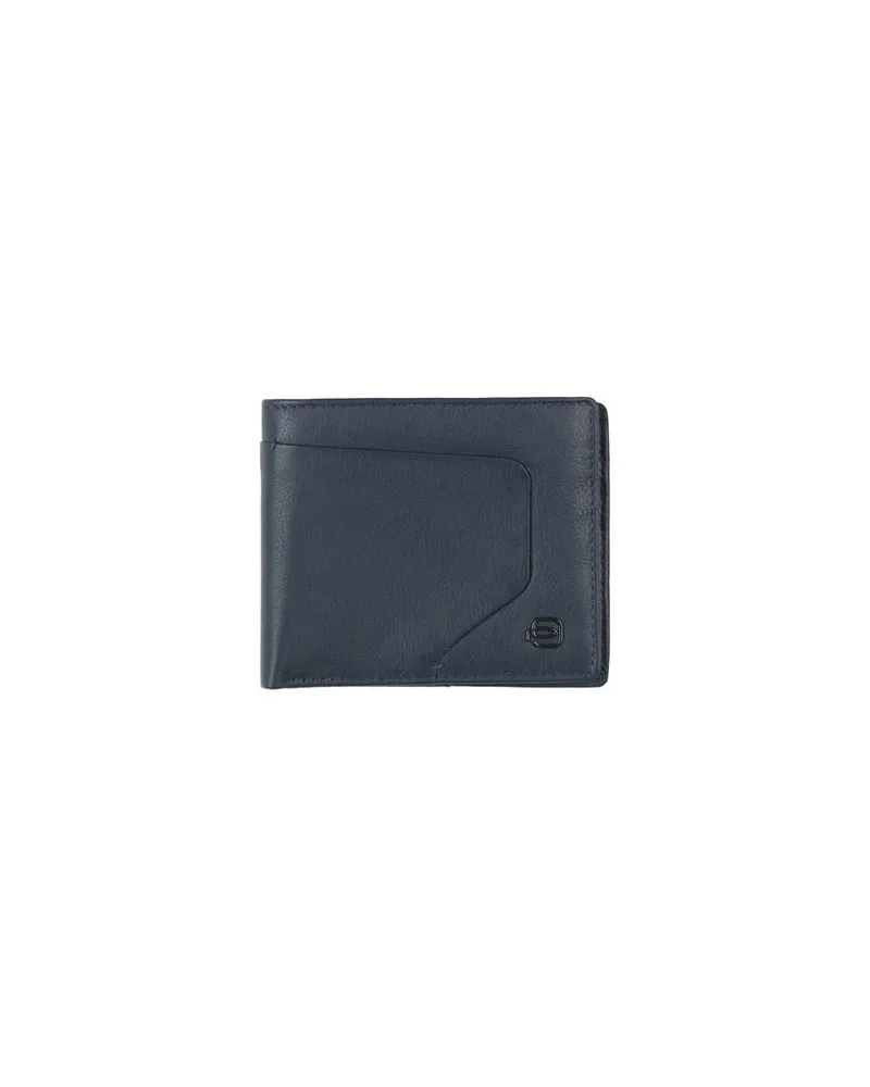 Piquadro Kleinlederwaren - Brieftaschenauf YOOX.COM Marineblau