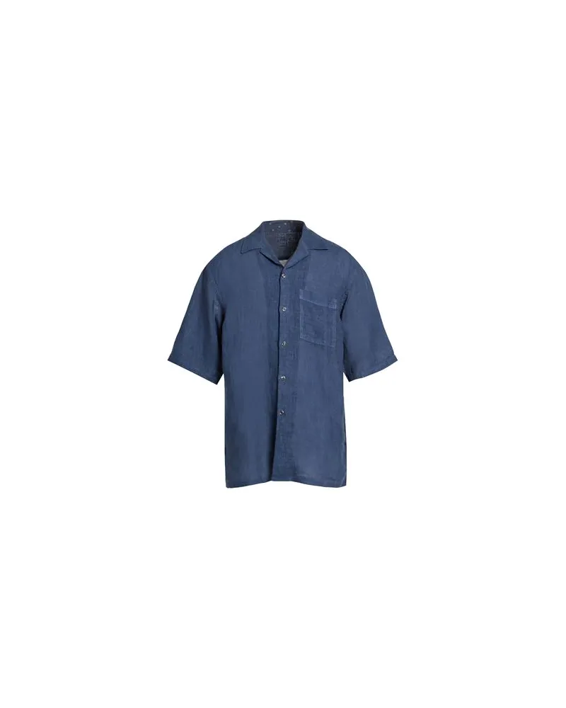 120% Lino TOPS - Hemdenauf YOOX.COM Marineblau