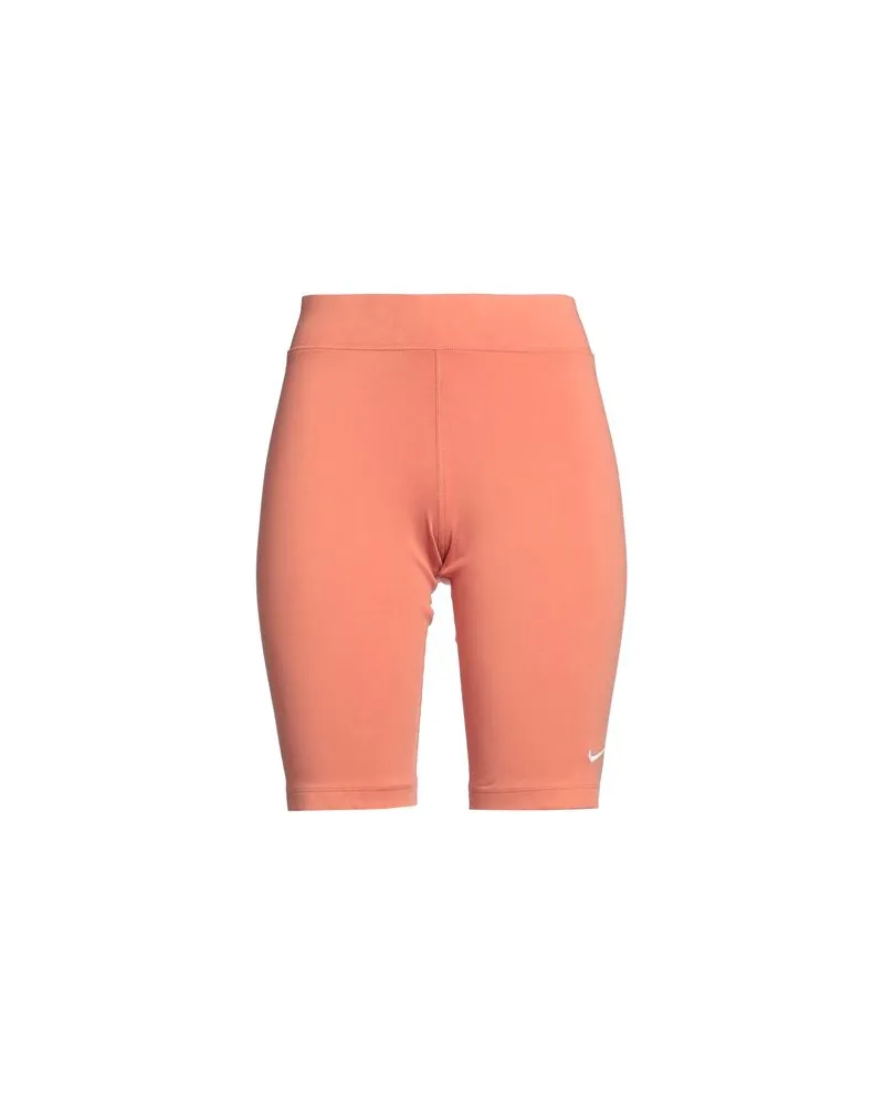 Nike Sportswear Essential Women Mid-Rise Bike Shorts  - Nike Sportswear Essential Women Mid-Rise Bike Shorts - HOSEN & RÖCKE - Leggingsauf YOOX.COM Lachs