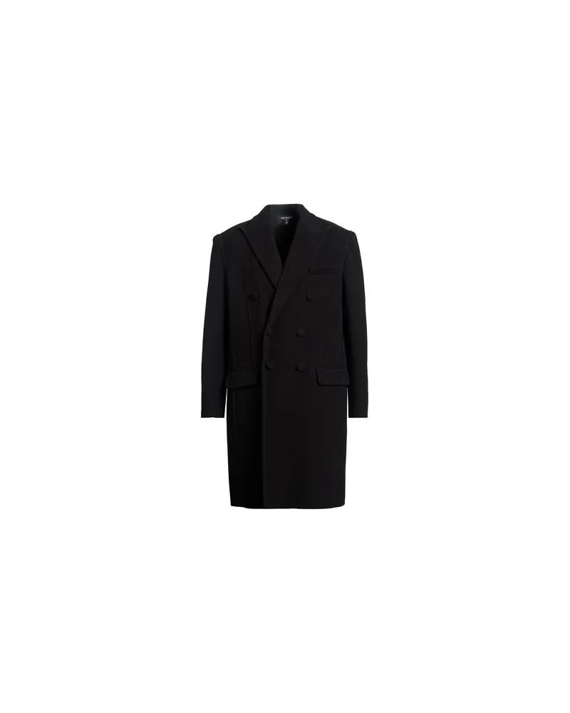 Balmain JACKEN & MÄNTEL - Mäntelauf YOOX.COM Schwarz