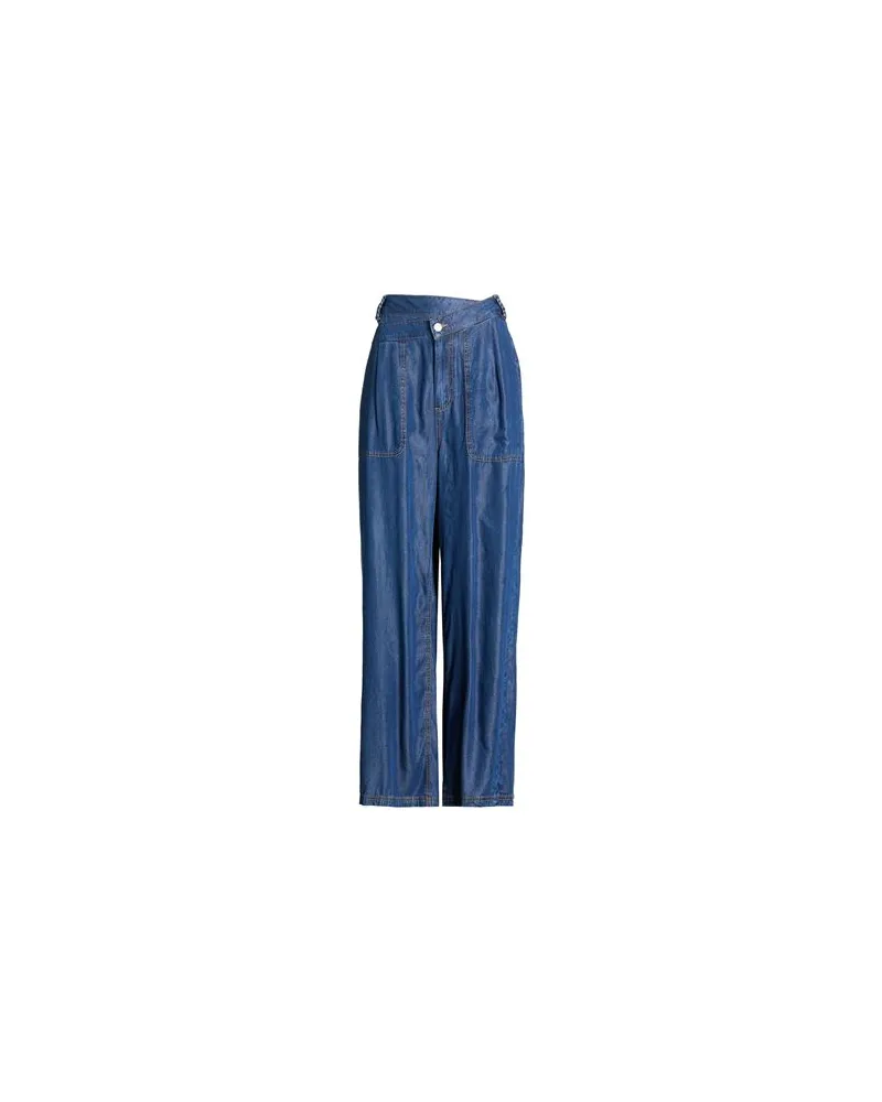 MUNTHE HOSEN & RÖCKE - Jeanshosenauf YOOX.COM Blau