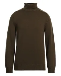 Dondup Rollkragenpullover Militärgrün