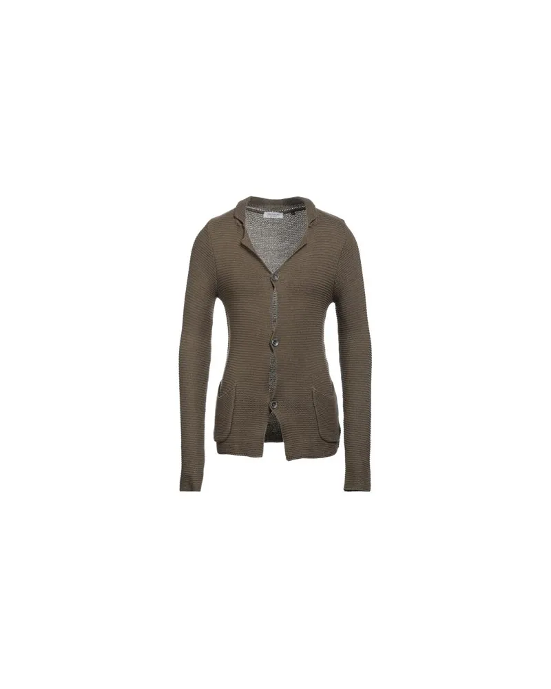 Trussardi STRICKWAREN - Strickjackenauf YOOX.COM Militärgrün