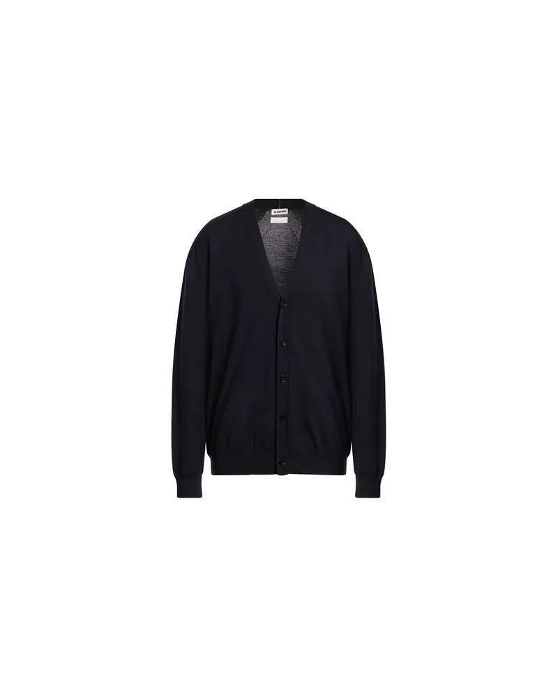 Jil Sander WARDROBE - STRICKWAREN - Strickjackenauf YOOX.COM Nachtblau