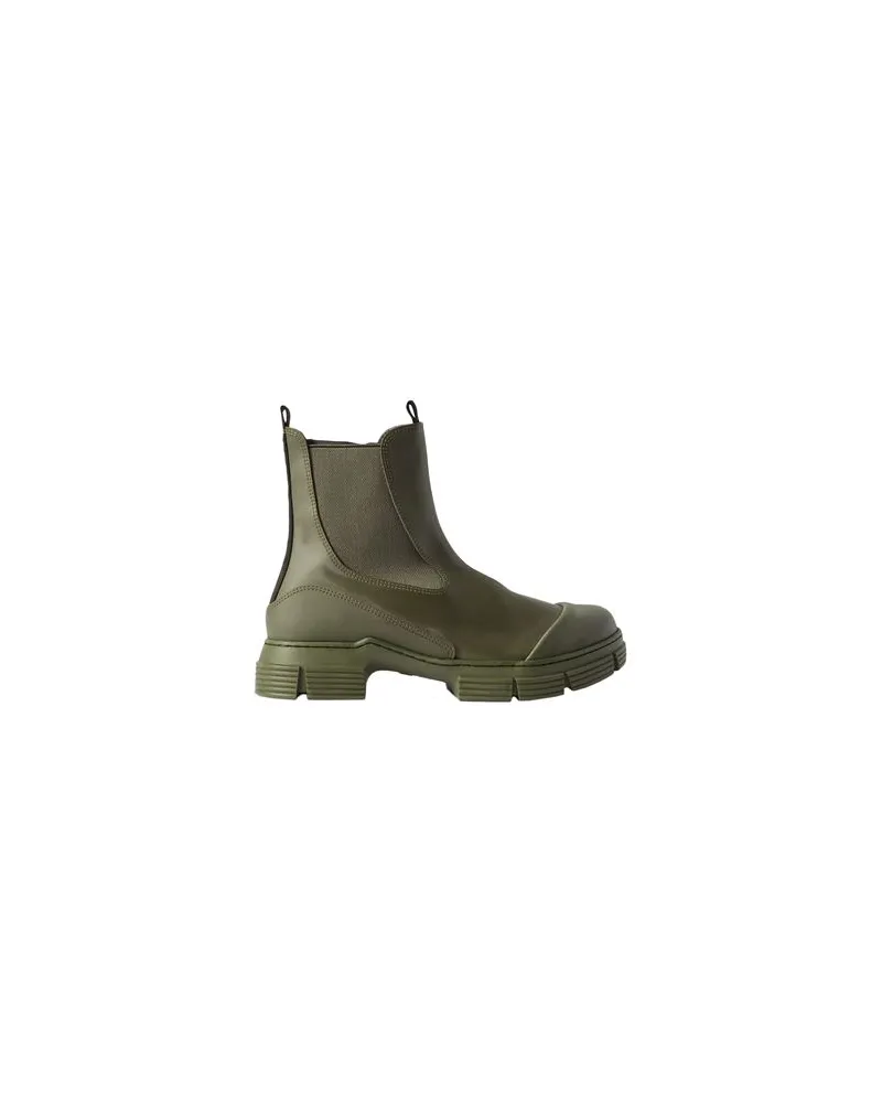 Ganni SCHUHE - Stiefelettenauf YOOX.COM Militärgrün