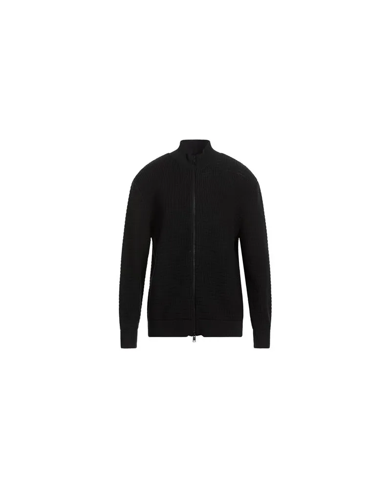 Armani Exchange STRICKWAREN - Strickjackenauf YOOX.COM Schwarz