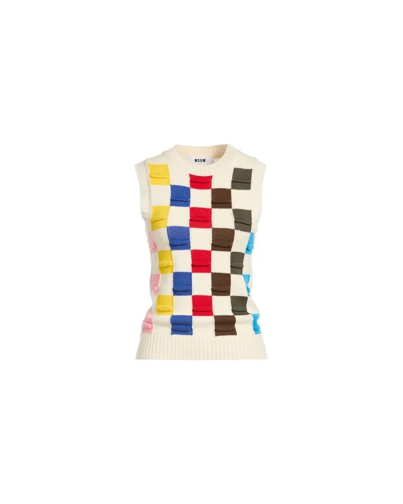 MSGM STRICKWAREN - Pulloverauf YOOX.COM Elfenbein