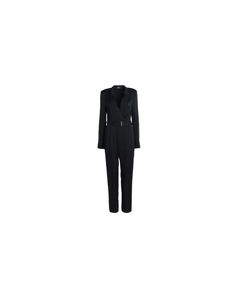 Karl Lagerfeld OVERALLS - Jumpsuitsauf YOOX.COM Schwarz