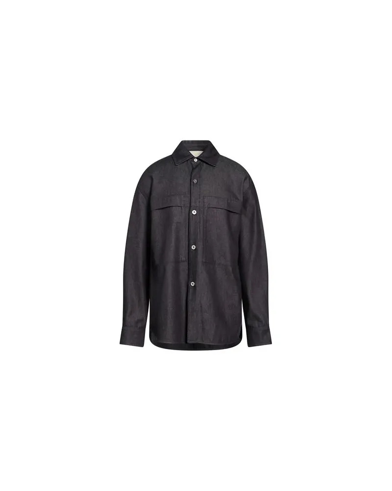 Jil Sander TOPS - Jeanshemdenauf YOOX.COM Blau