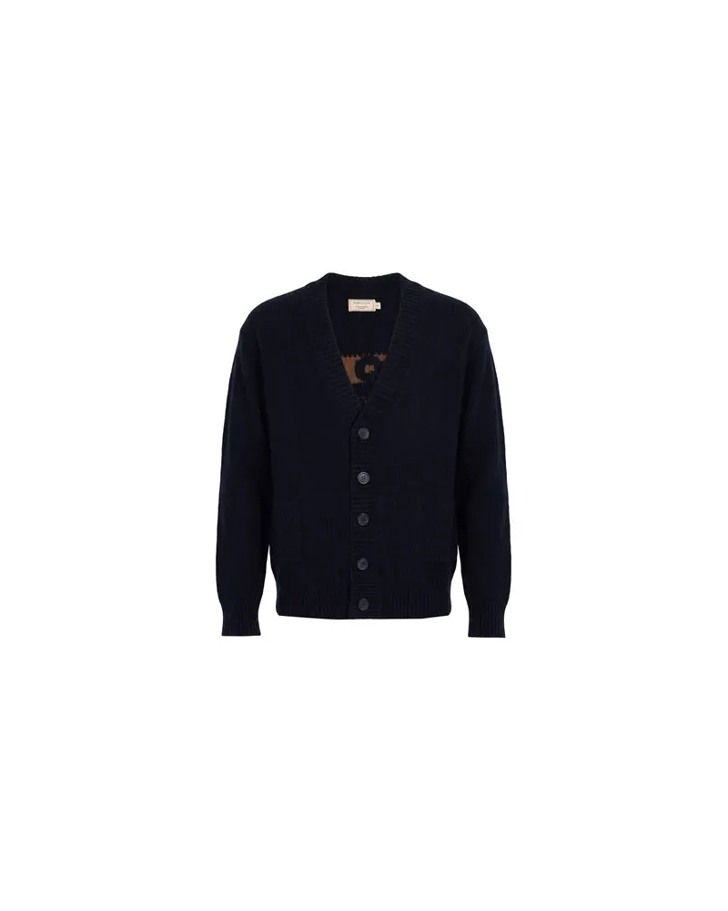 Kitsuné STRICKWAREN - Strickjackenauf YOOX.COM Nachtblau