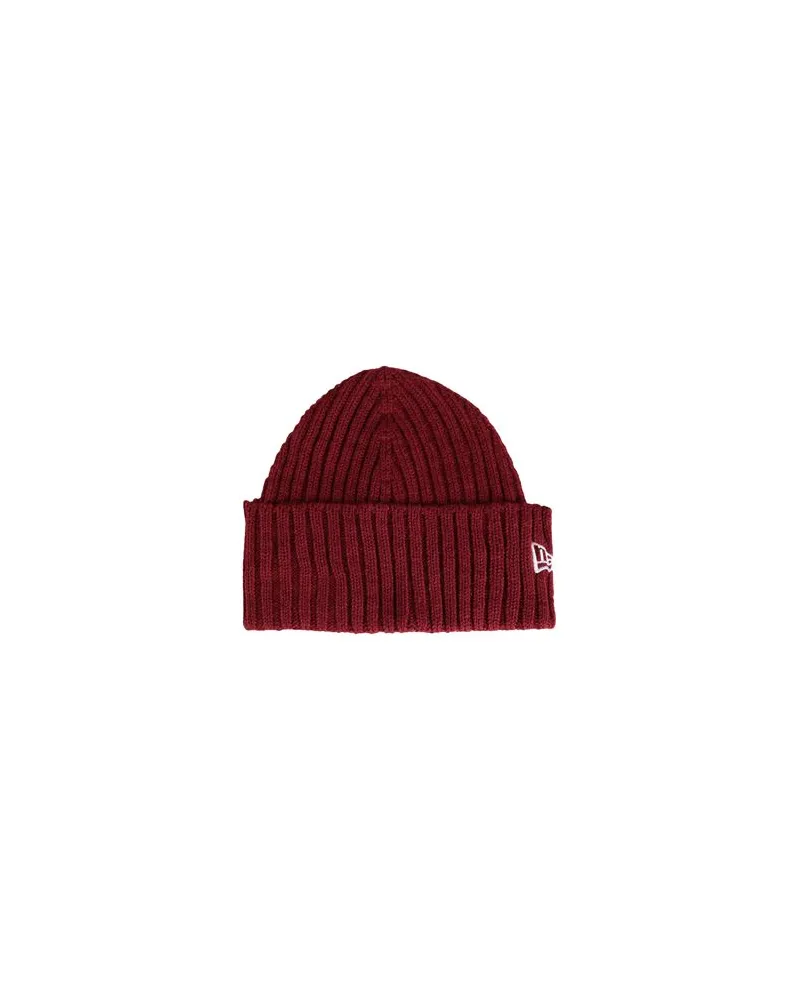 New Era NE RIB SHORT CUFF BEANIE NEWERA   - NE RIB SHORT CUFF BEANIE NEWERA - ACCESSOIRES - Mützen & Hüteauf YOOX.COM Bordeaux