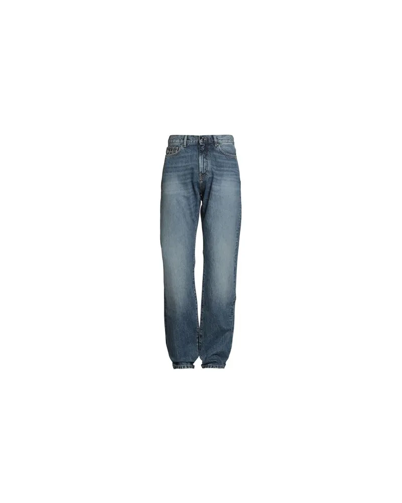 Versace HOSEN & RÖCKE - Jeanshosenauf YOOX.COM Blau
