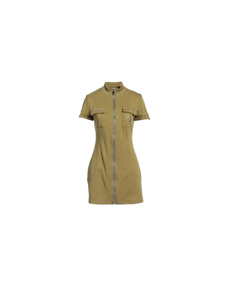 MET  KLEIDER - Mini-Kleiderauf YOOX.COM Militärgrün
