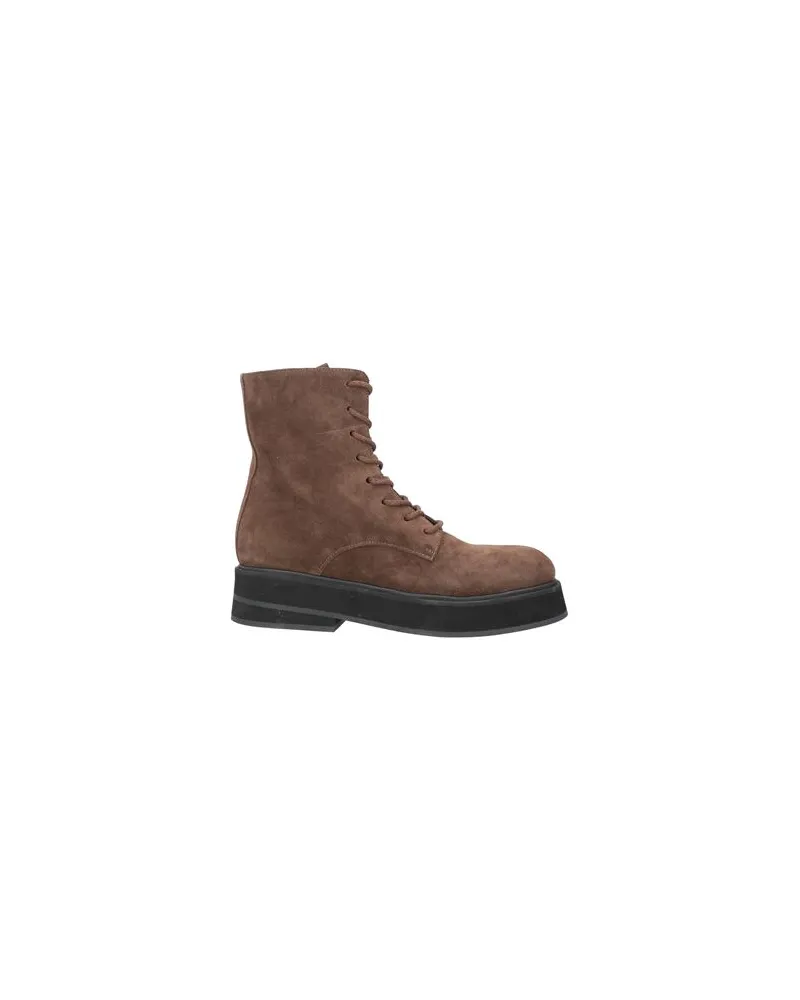NCUB SCHUHE - Stiefelettenauf YOOX.COM Schokobraun