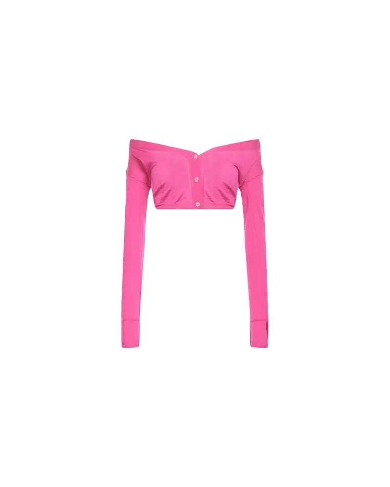 Jacquemus STRICKWAREN - Wickelpulloverauf YOOX.COM Magenta