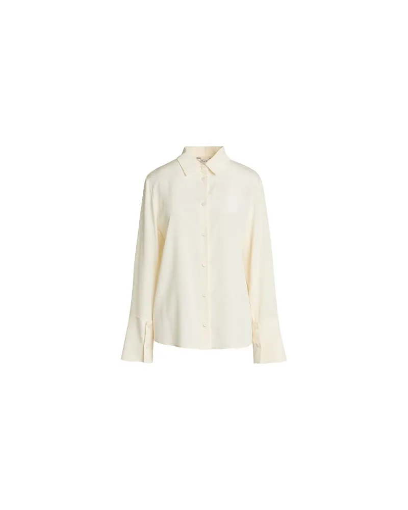 Max Mara TOPS - Hemdenauf YOOX.COM Cremeweiß