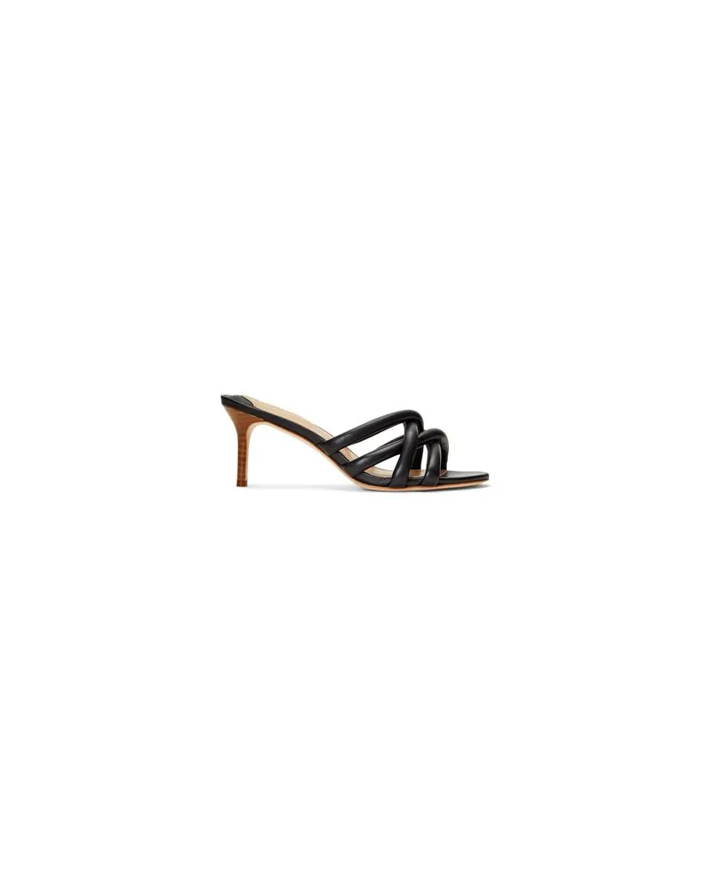 Ralph Lauren LILIANA NAPPA LEATHER SANDAL  - SCHUHE - Sandalenauf YOOX.COM Schwarz