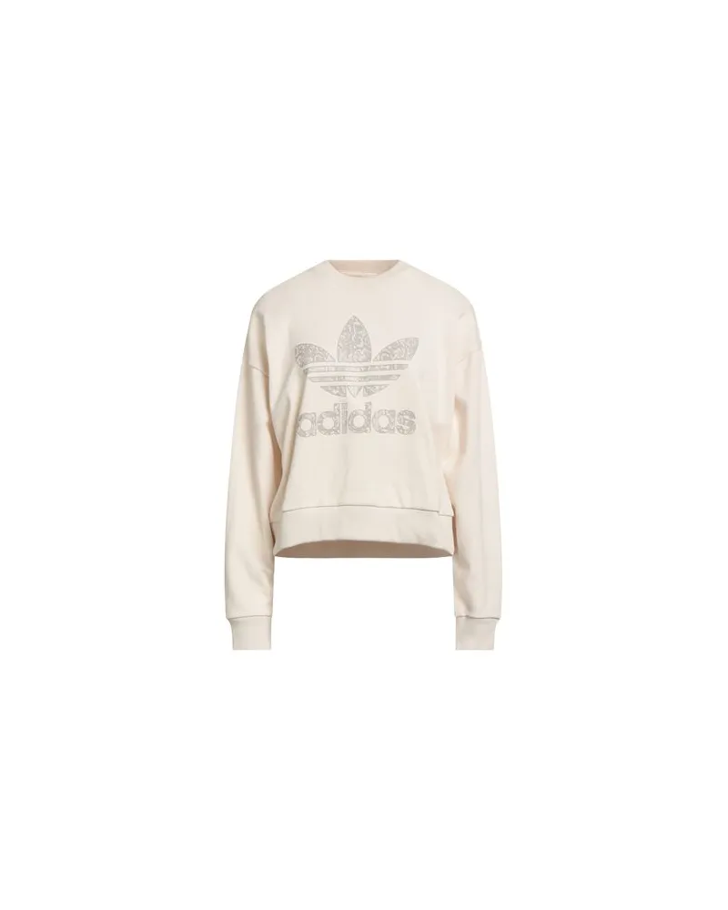 adidas TOPS - Sweatshirtsauf YOOX.COM Cremeweiß