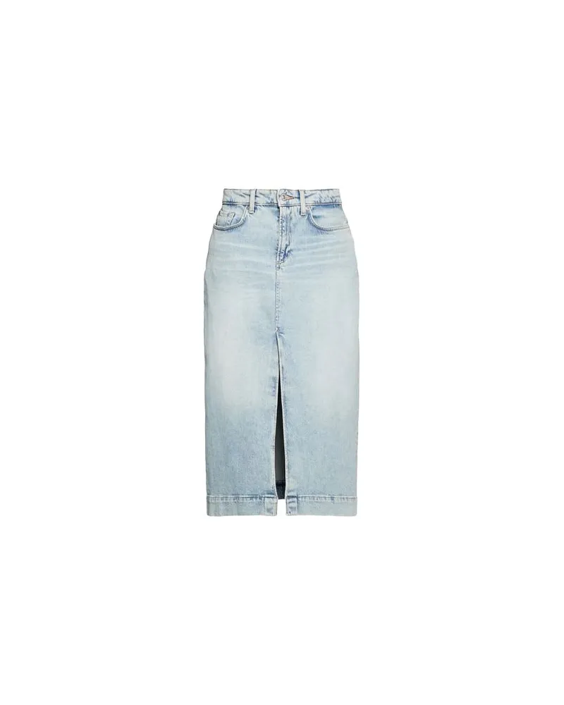 7 for all mankind HOSEN & RÖCKE - Jeansröckeauf YOOX.COM Blau