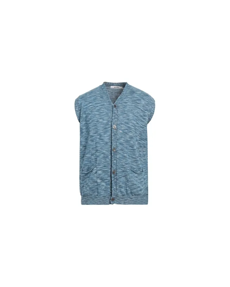 GIMAGUAS STRICKWAREN - Strickjackenauf YOOX.COM Taubenblau