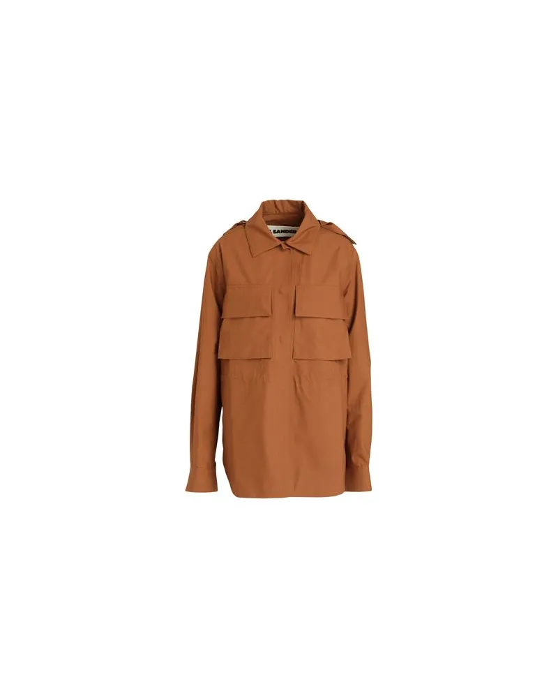 Jil Sander JACKEN & MÄNTEL - Jacken, Mäntel & Trenchcoatsauf YOOX.COM Braun
