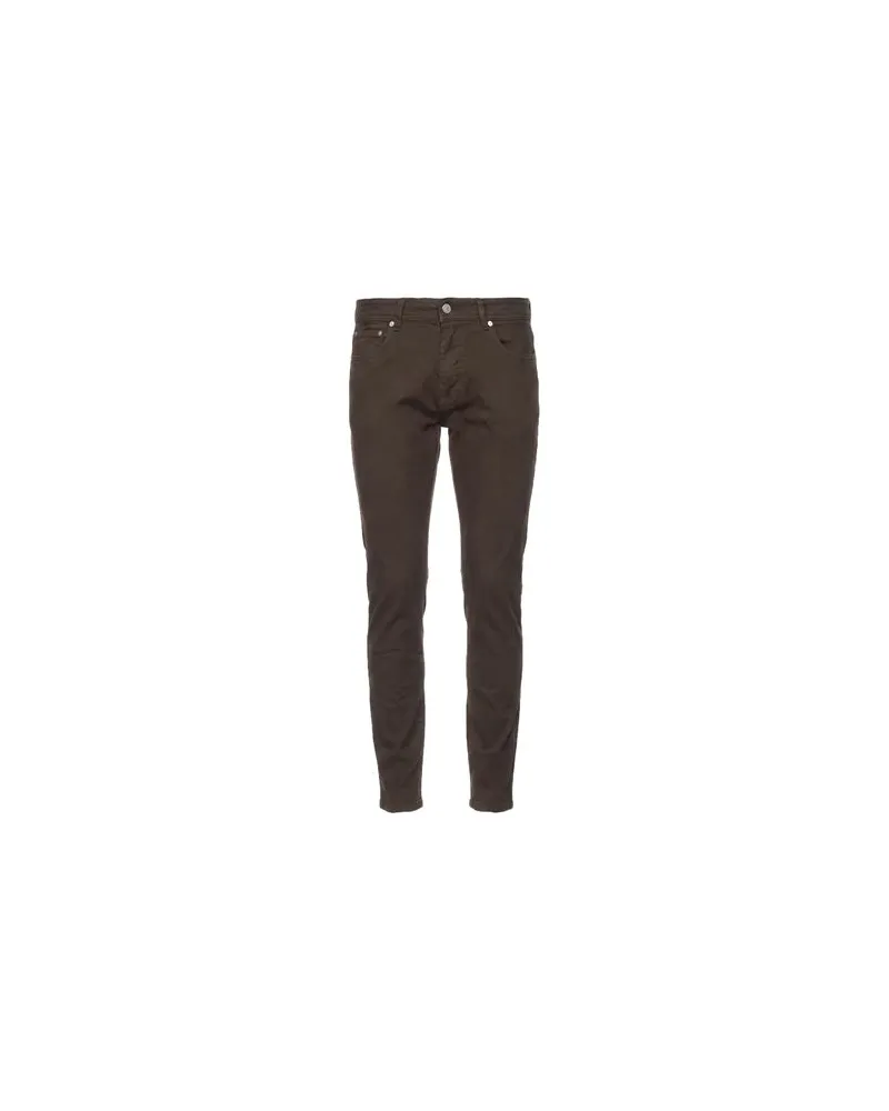 BARBA HOSEN & RÖCKE - Jeanshosenauf YOOX.COM Dunkelbraun