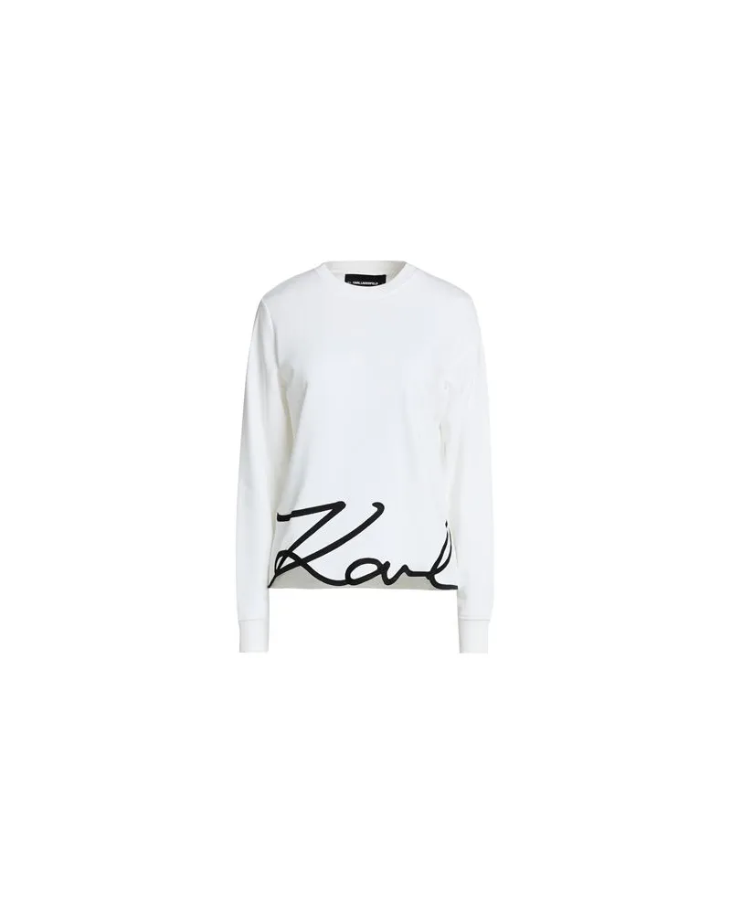 Karl Lagerfeld TOPS - Sweatshirtsauf YOOX.COM Weiß