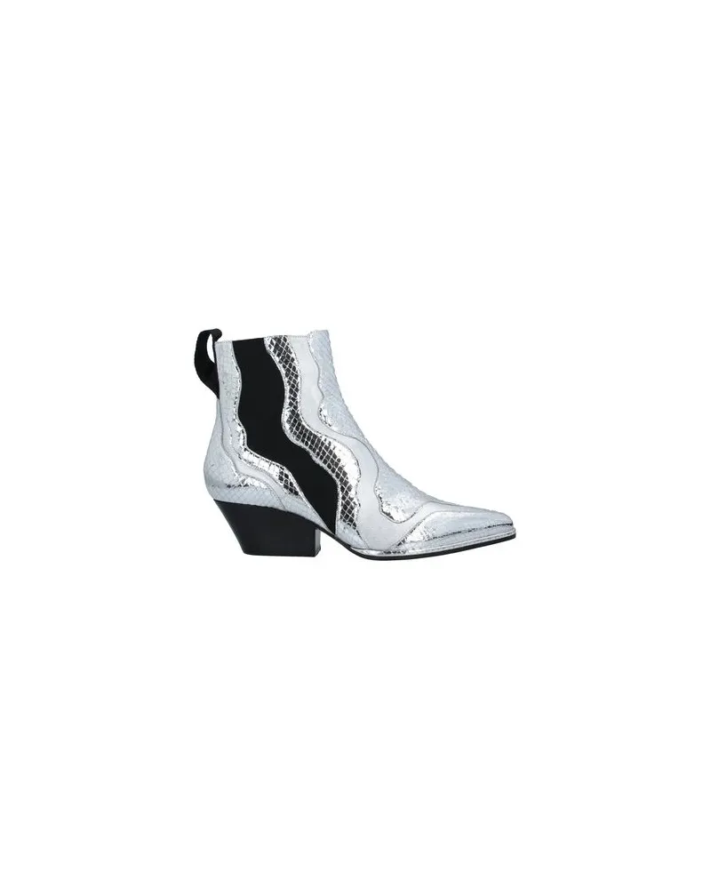 Sergio Rossi SCHUHE - Stiefelettenauf YOOX.COM Silber