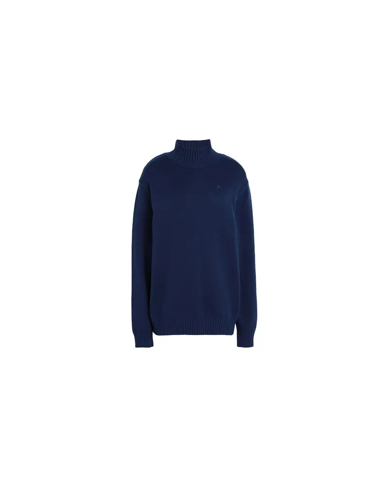 adidas KNIT JUMPER - STRICKWAREN - Rollkragenpulloverauf YOOX.COM Marineblau