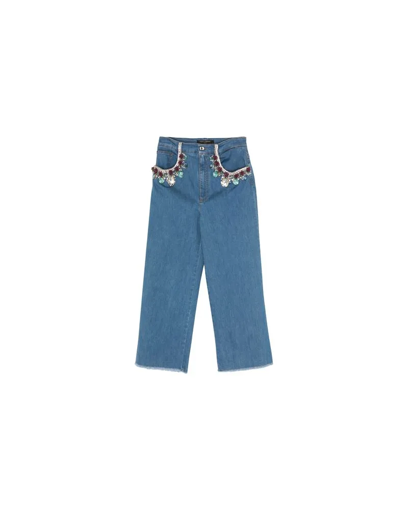 Dolce & Gabbana HOSEN & RÖCKE - Jeanshosenauf YOOX.COM Blau