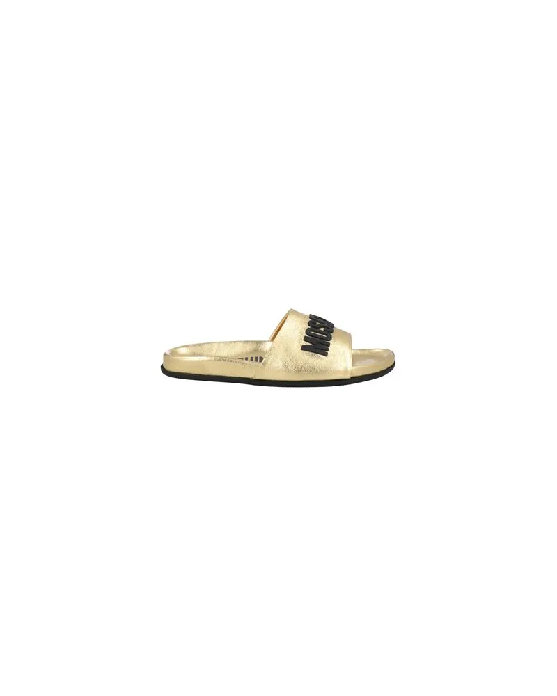 Moschino SCHUHE - Sandalenauf YOOX.COM Gold