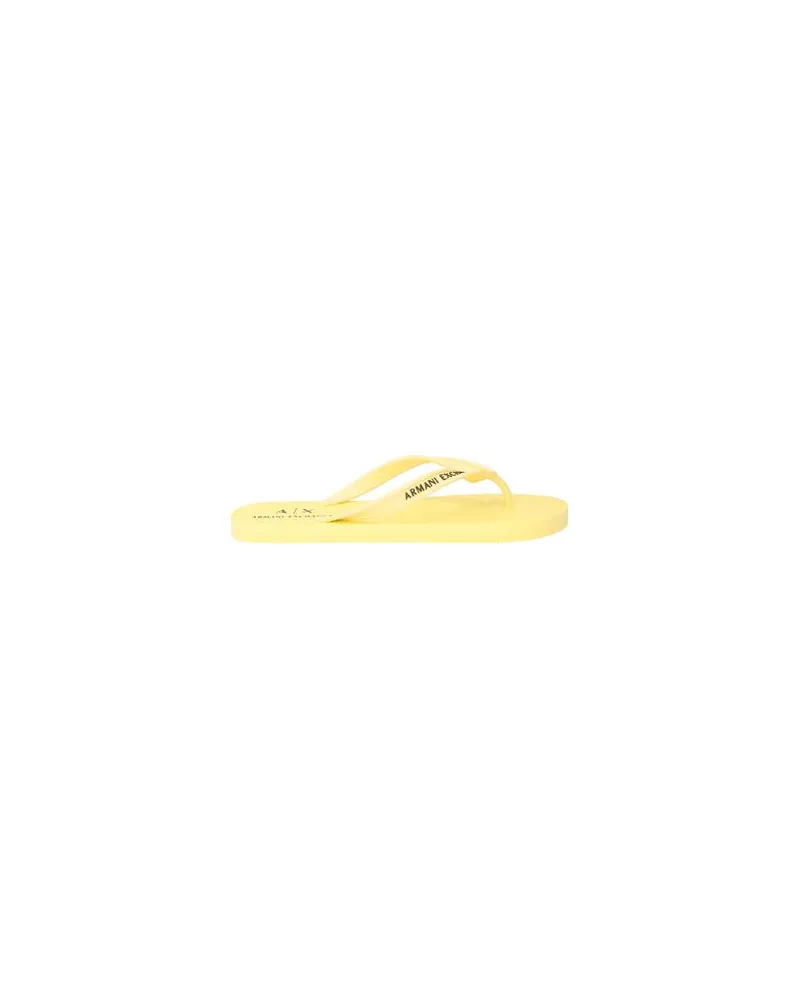 Armani Exchange SCHUHE - Zehentrennerauf YOOX.COM Pastellgelb
