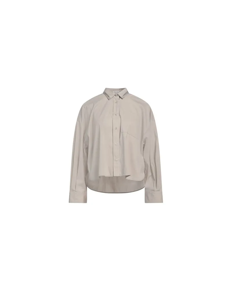 Brunello Cucinelli TOPS - Hemdenauf YOOX.COM Maulwurfsgrau