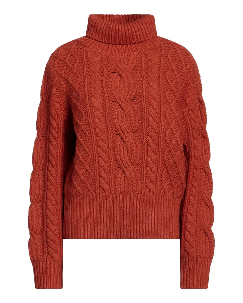 The Kooples Rollkragenpullover Rostrot