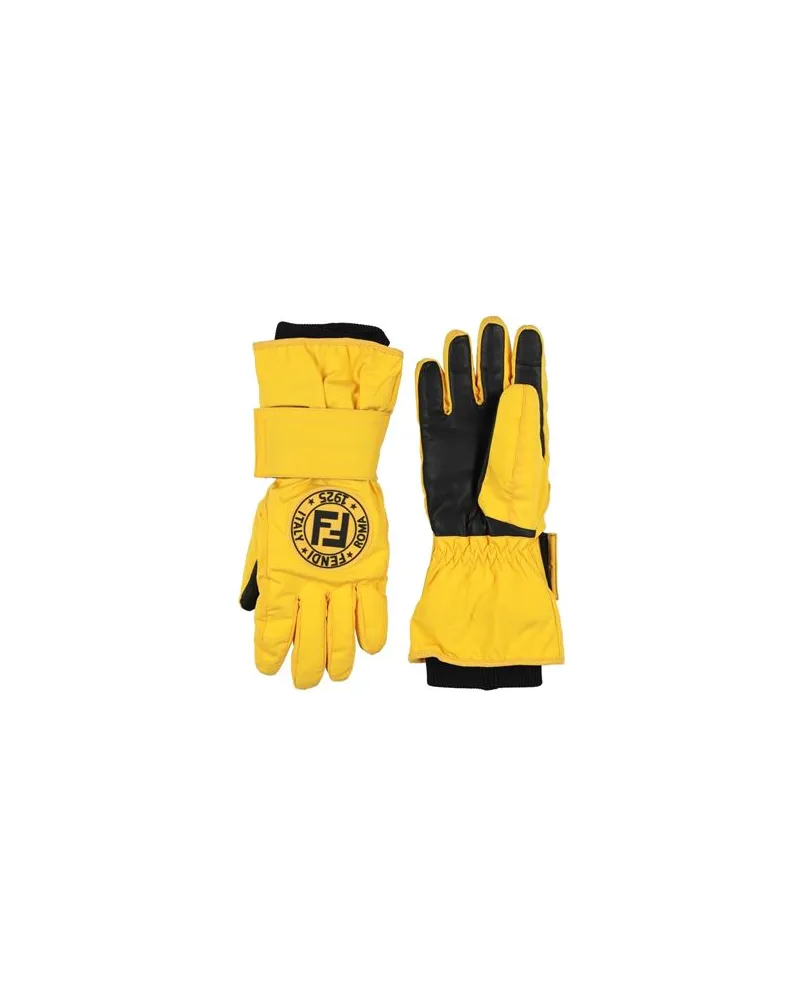 Fendi ACCESSOIRES - Handschuheauf YOOX.COM Gelb