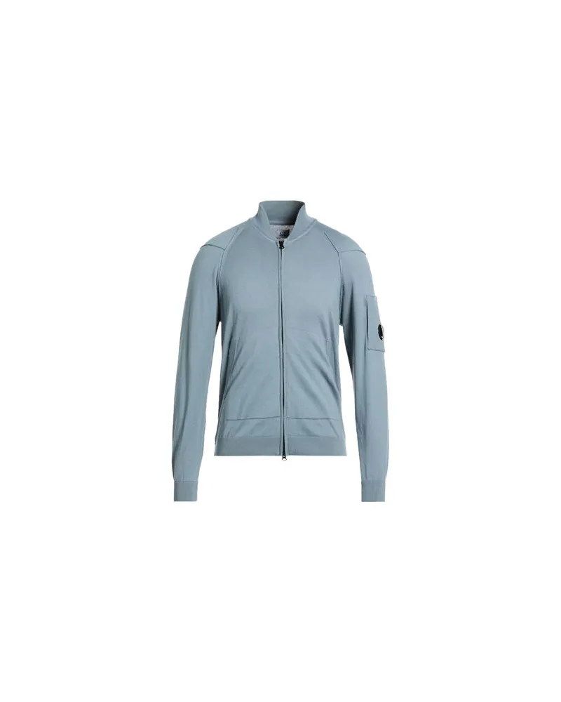 C.P. Company STRICKWAREN - Strickjackenauf YOOX.COM Taubenblau