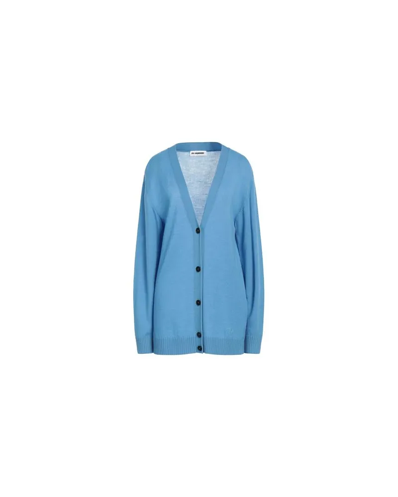 Jil Sander STRICKWAREN - Strickjackenauf YOOX.COM Hellblau