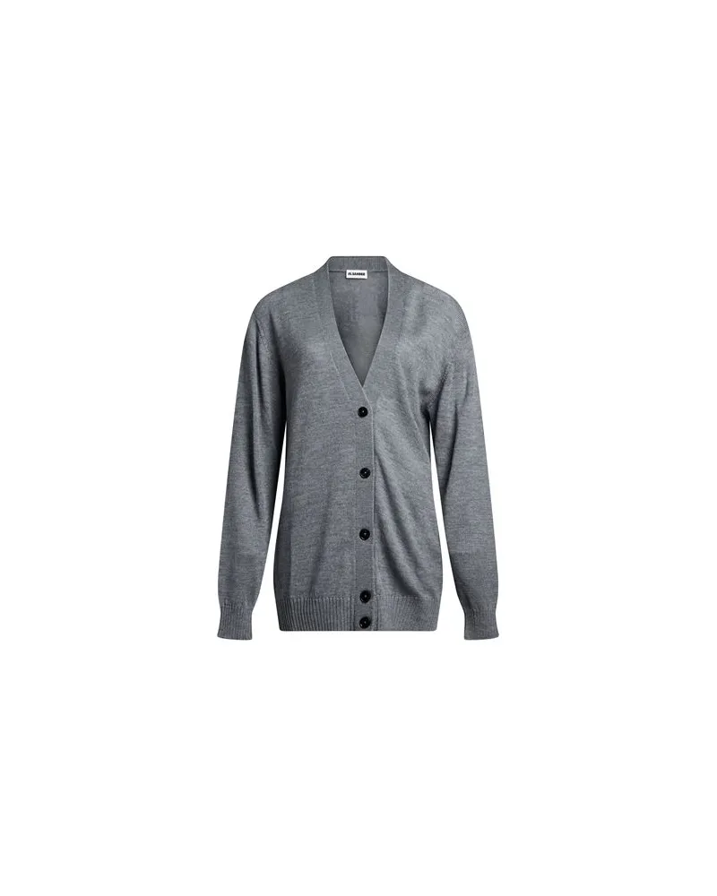 Jil Sander STRICKWAREN - Strickjackenauf YOOX.COM Grau
