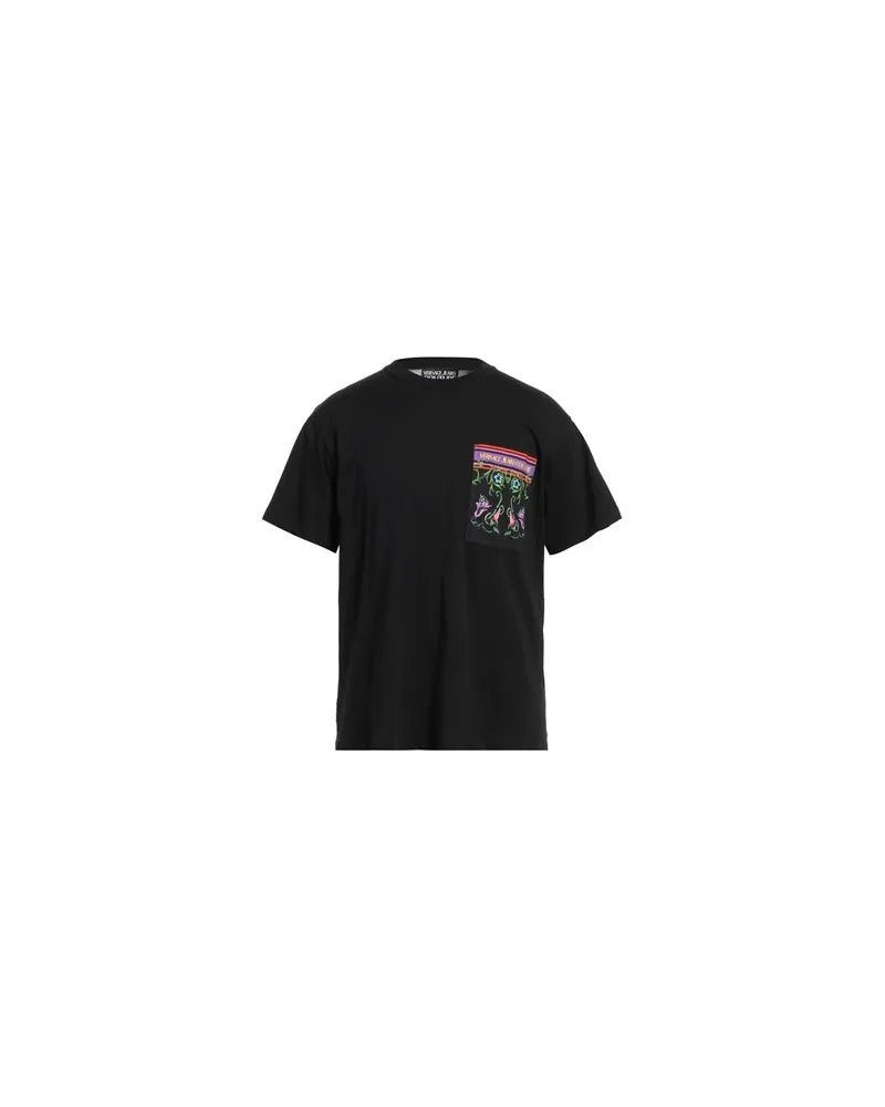 Versace Jeans TOPS - T-shirtsauf YOOX.COM Schwarz