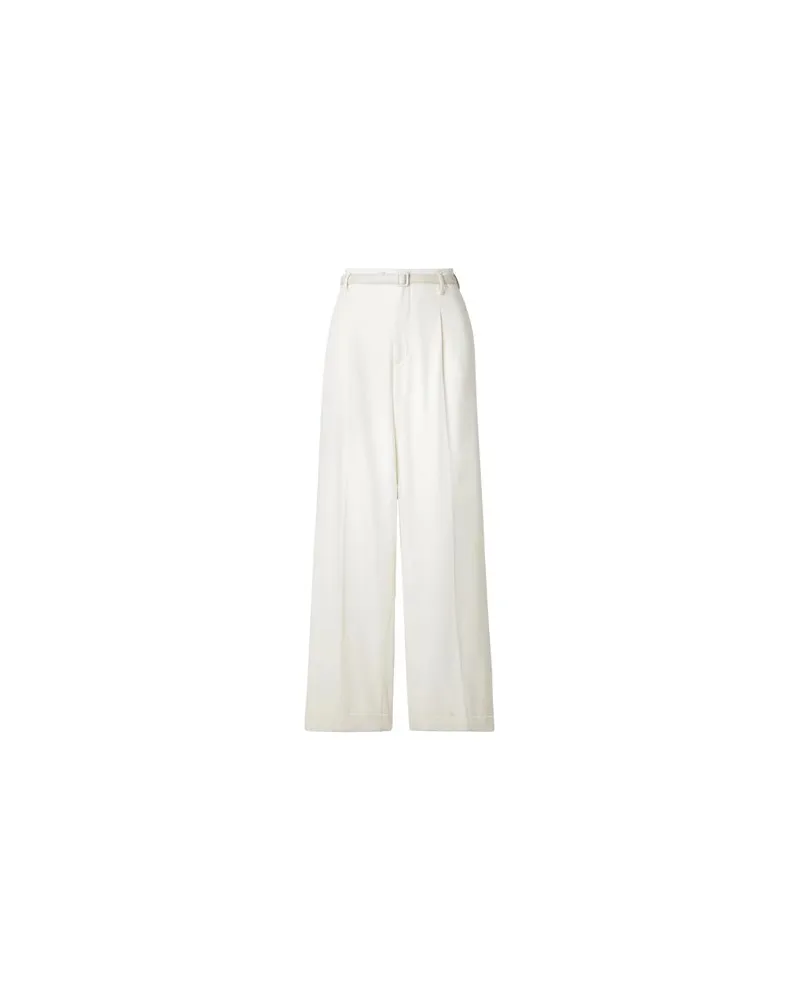 Ralph Lauren HOSEN & RÖCKE - Hosenauf YOOX.COM Elfenbein