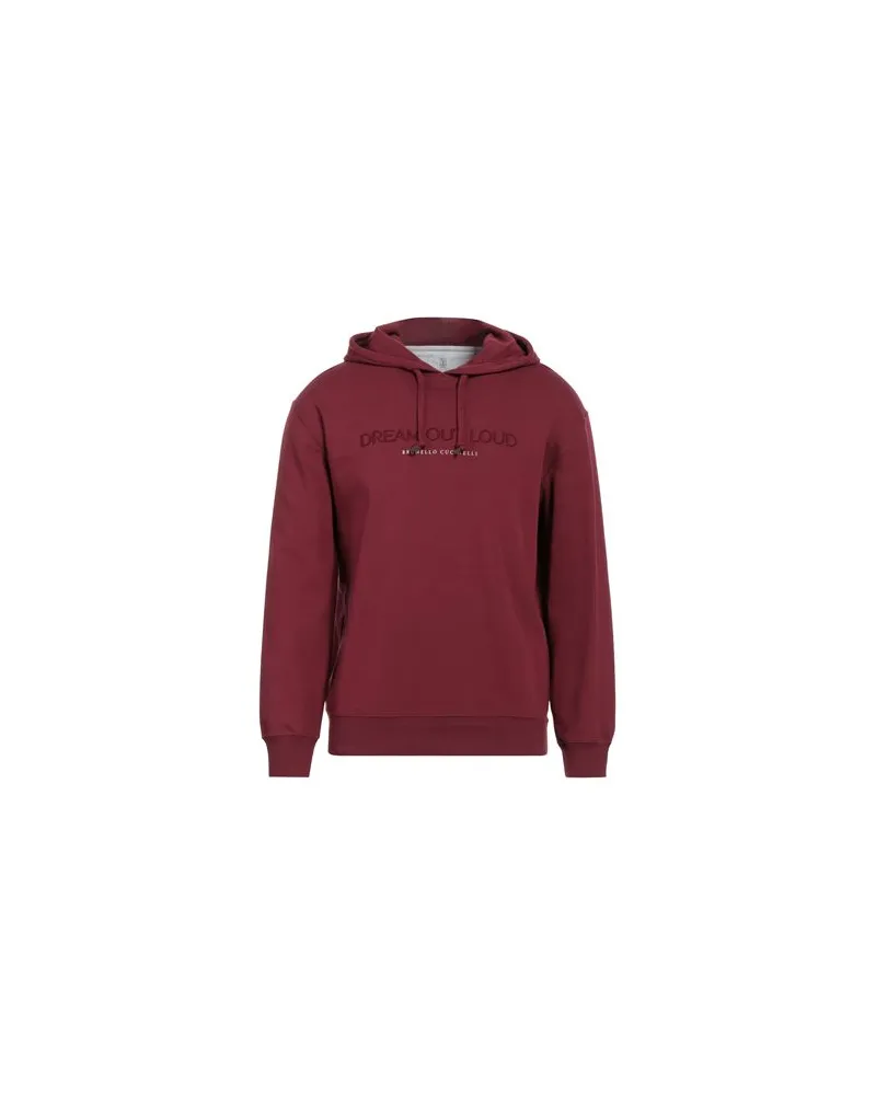 Brunello Cucinelli TOPS - Sweatshirtsauf YOOX.COM Bordeaux
