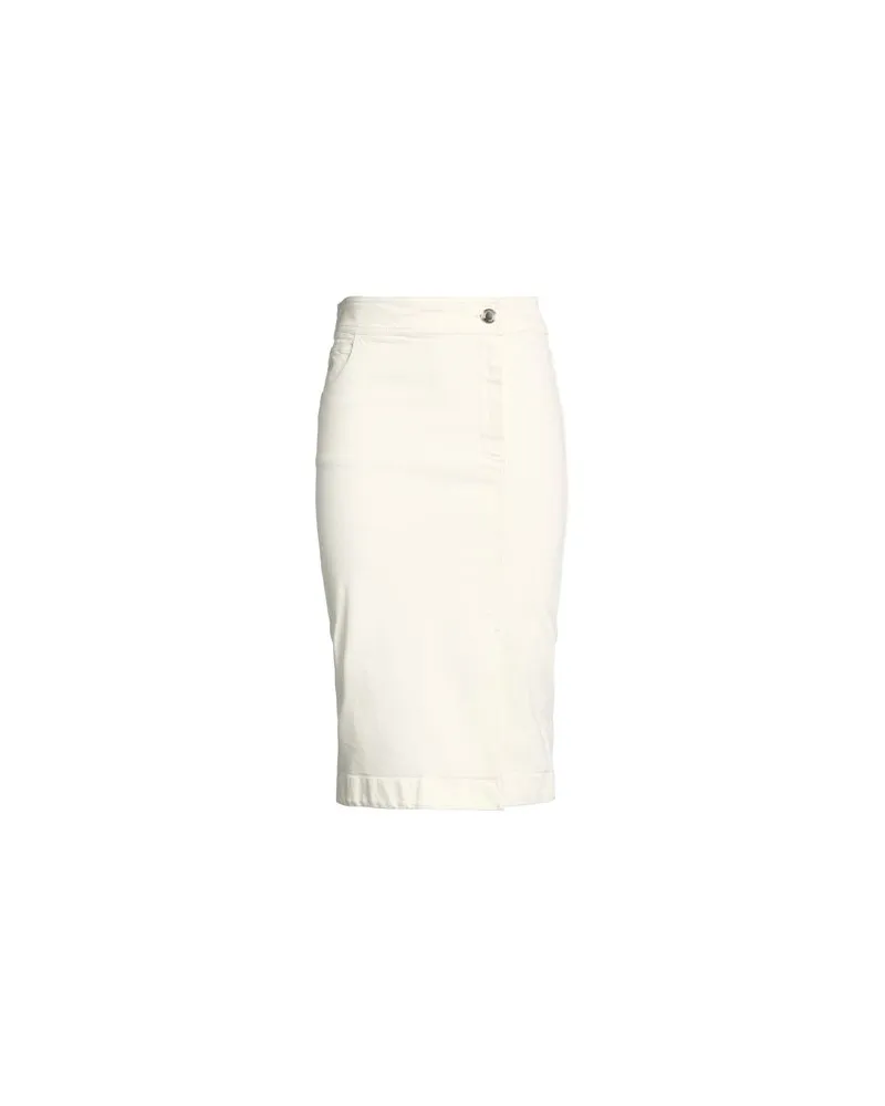 MOORER HOSEN & RÖCKE - Jeansröckeauf YOOX.COM Elfenbein