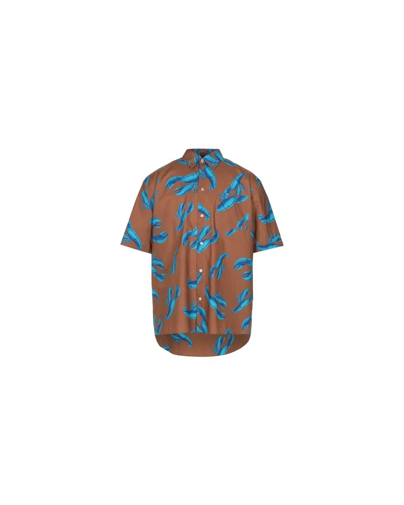 MSGM TOPS - Hemdenauf YOOX.COM Braun