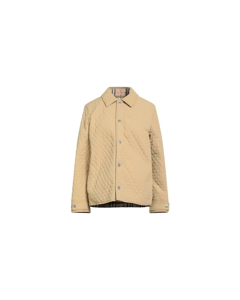 Burberry JACKEN & MÄNTEL - Pufferjacken & Daunenjackenauf YOOX.COM Sand