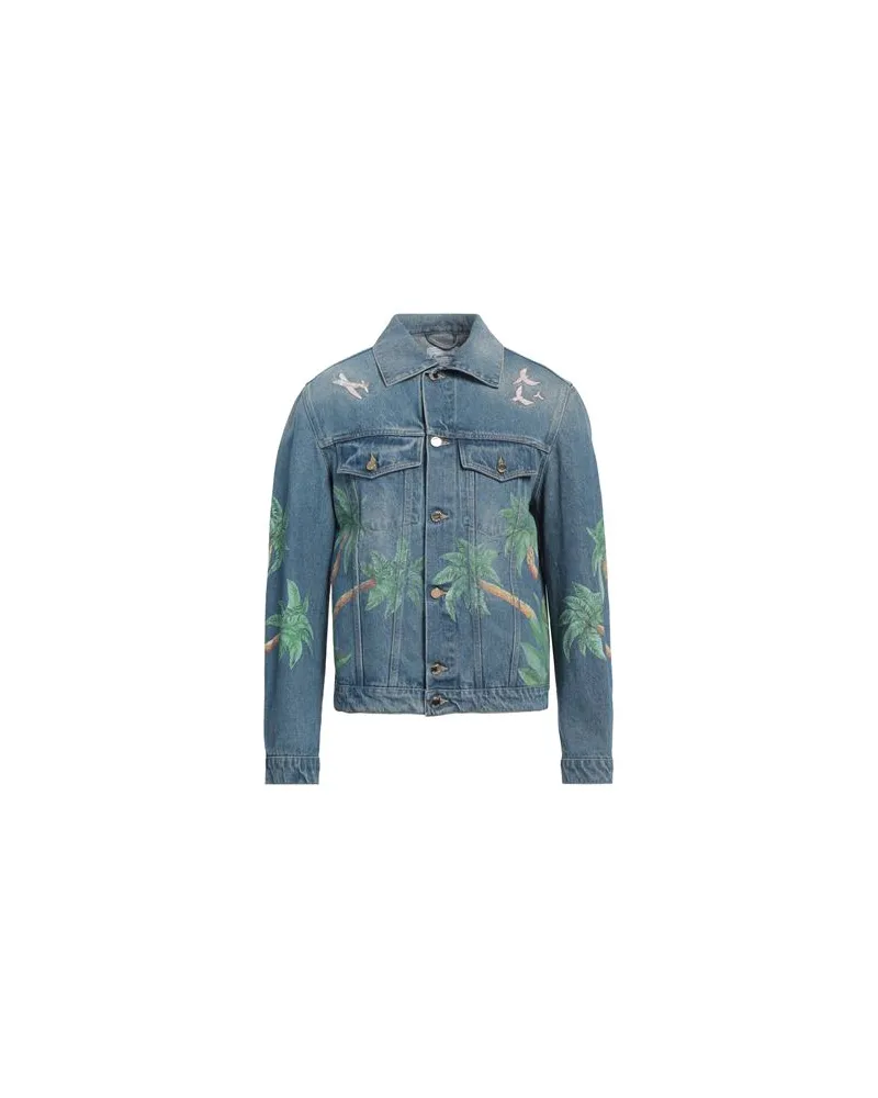 Casablanca Paris JACKEN & MÄNTEL - Jeansjacken/Mäntelauf YOOX.COM Blau
