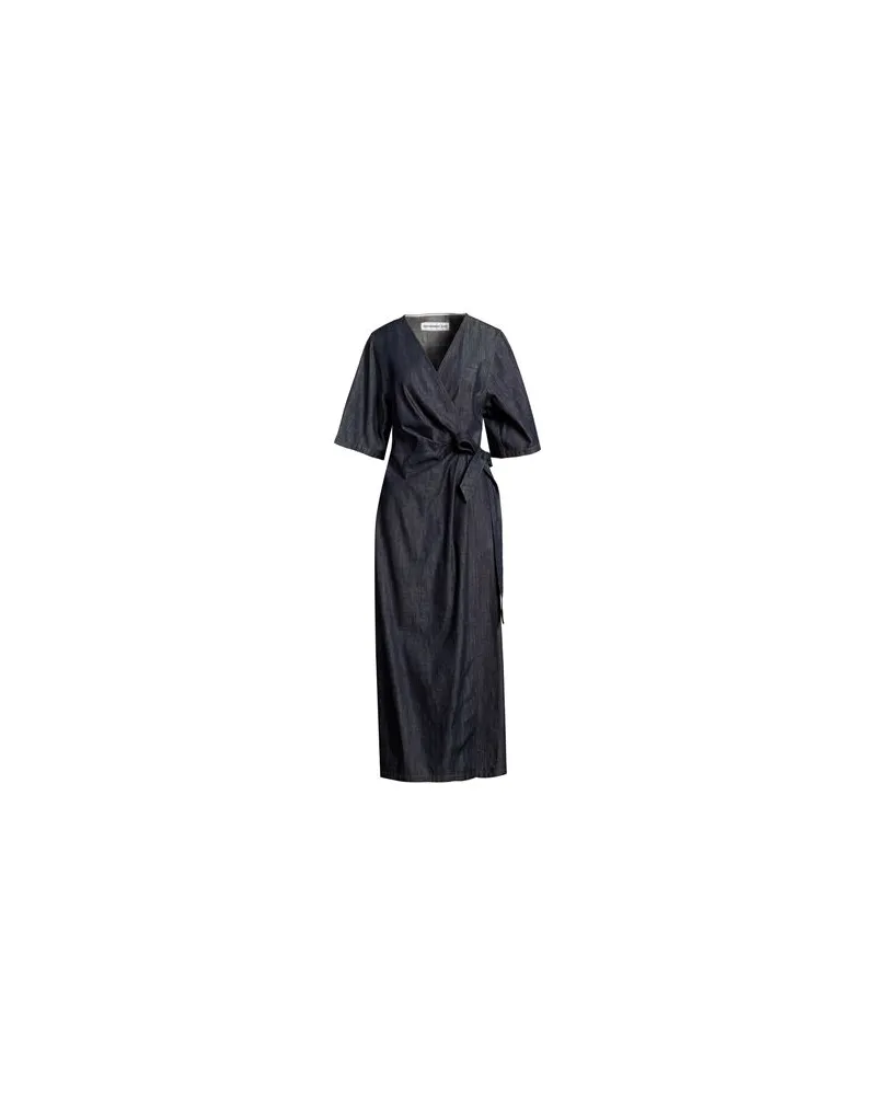Department 5 KLEIDER - Maxi-Kleiderauf YOOX.COM Blau