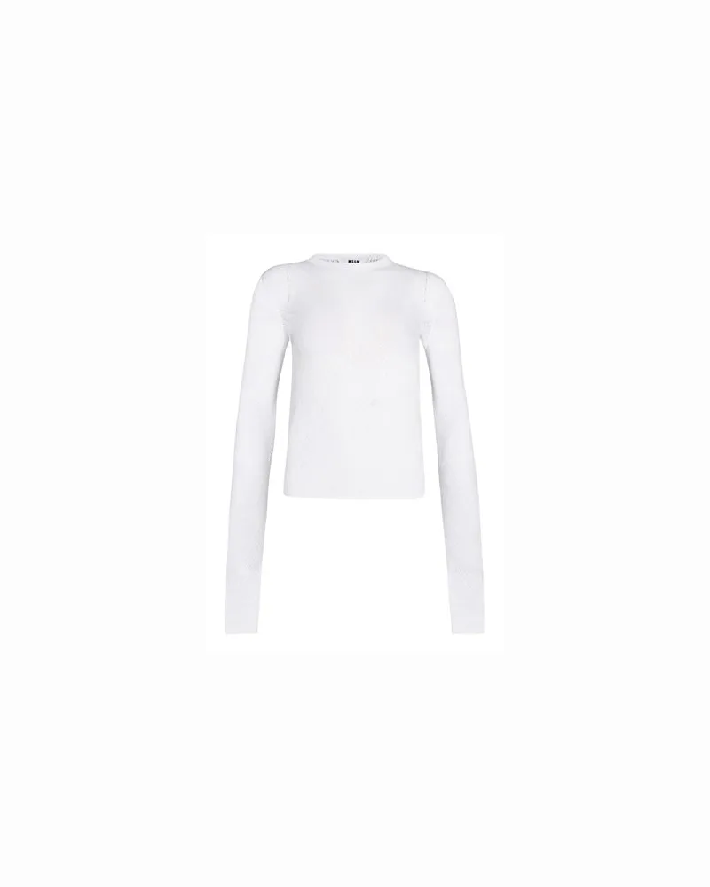 MSGM STRICKWAREN - Pulloverauf YOOX.COM Weiß